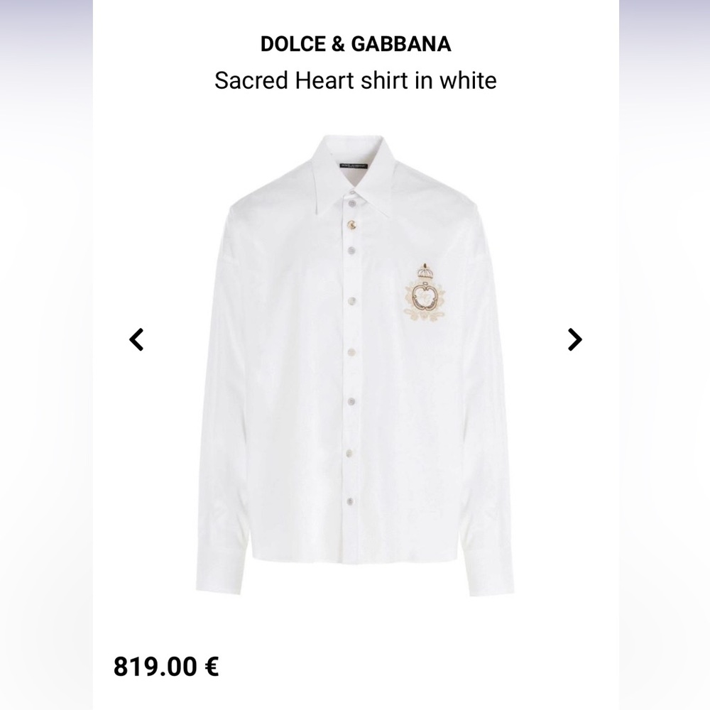 Dolce and gabana shirt